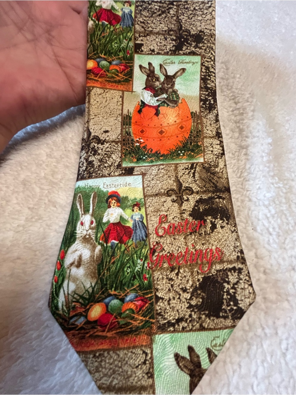 🎁3 for $30 - Vintage Easter Necktie